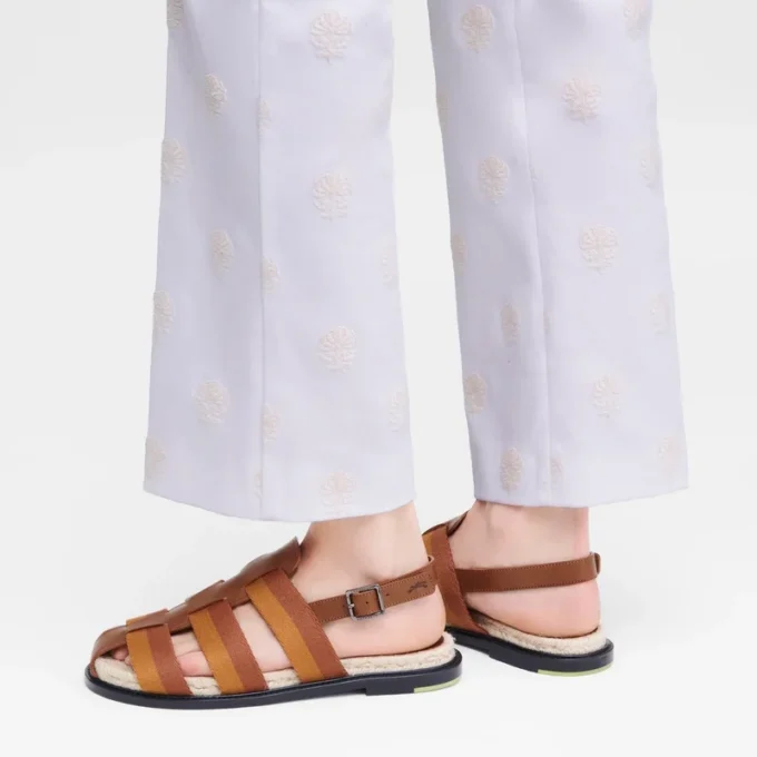 Cognac – Leather Shadow Sandals Cognac – Leather Shadow Sandals