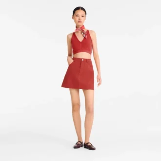 Coral – Knit Top