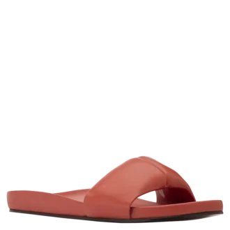 Coral – Leather Roseau Mules Coral – Leather Roseau Mules
