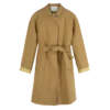 Desert – Water-repellent technical canvas Trench coat
