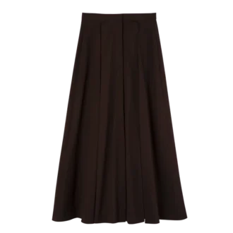 Ebony – Popelin Midi skirt
