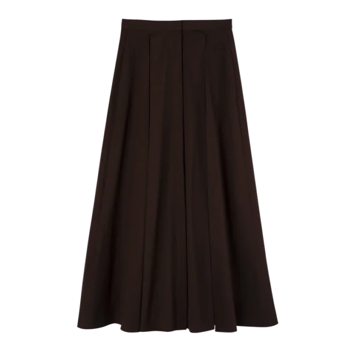 Ebony – Popelin Midi skirt