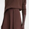 Ebony – Popelin Midi skirt