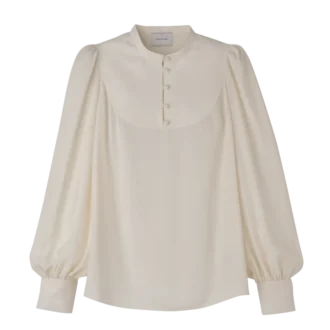 Ecru – Fluid crepe Blouse