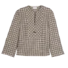 Ecru – Jacquard cotton Blouse