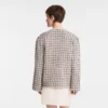 Ecru – Jacquard cotton Blouse
