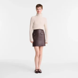 Ecru – Knit High neck sweater