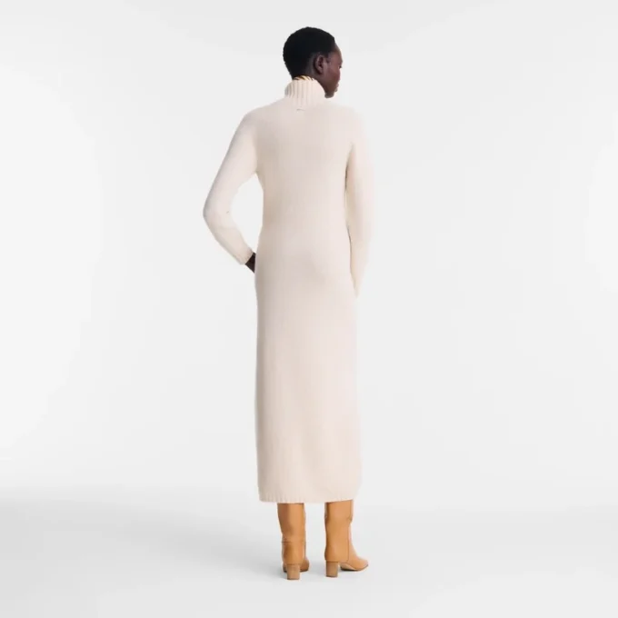 Ecru – Knit Long dress Ecru – Knit Long dress