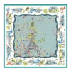 Equestrian Tower Silk scarf 50 Equestrian Tower Silk scarf 50