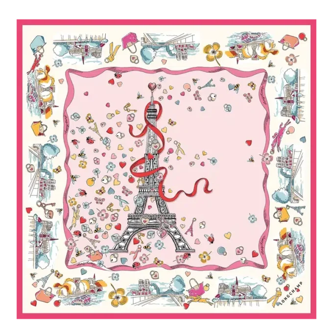Equestrian Tower Silk scarf 50 Equestrian Tower Silk scarf 50