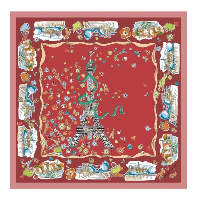 Equestrian Tower Silk scarf 50 Equestrian Tower Silk scarf 50