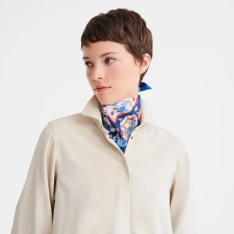 Equestrian Tower Silk scarf 50