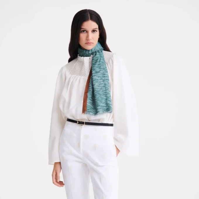 Eucalyptus – Horse print Chevaux Stole Eucalyptus – Horse print Chevaux Stole