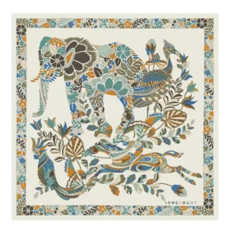 For&ecirc;t Longchamp Silk scarf 50