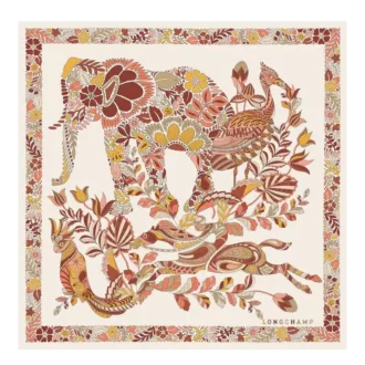 For&ecirc;t Longchamp Silk scarf 50