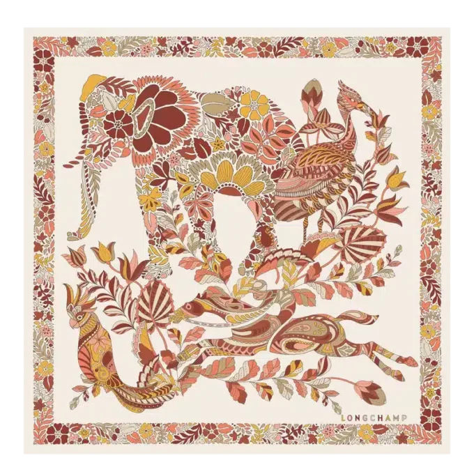 For&ecirc;t Longchamp Silk scarf 50