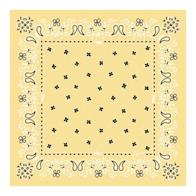 French Bandana Silk scarf 50