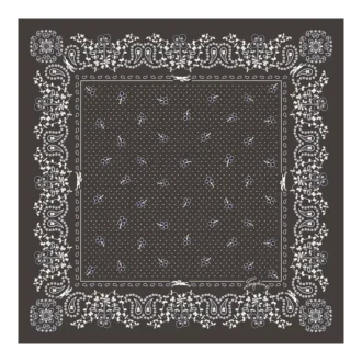 French Bandana Silk scarf 50