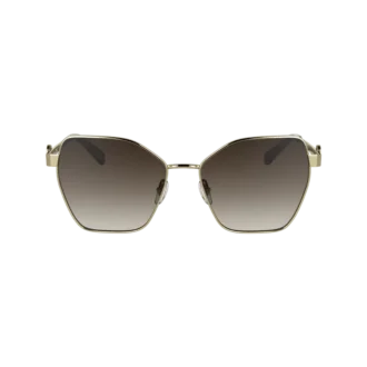 Gold/Brown – Metal Sunglasses