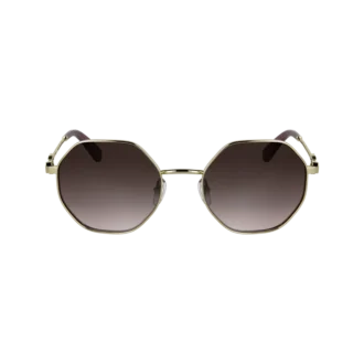 Gold/Brown Pink – Metal Sunglasses