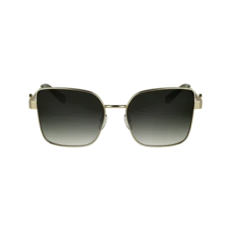 Gold/Khaki – Metal Sunglasses