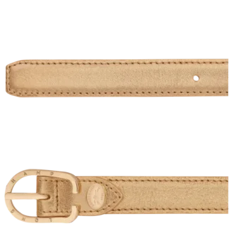 Gold – Leather Ladies’ belt