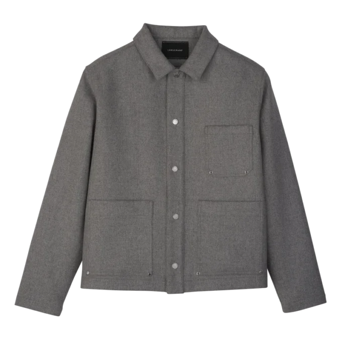 Grey – Flannel Jacket