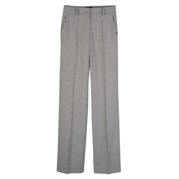 Grey – Flannel Trousers