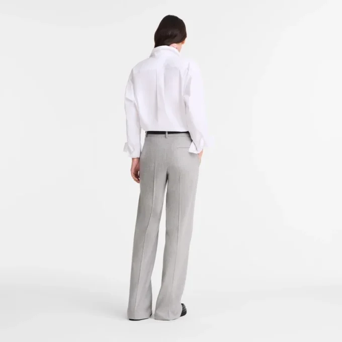 Grey – Flannel Trousers