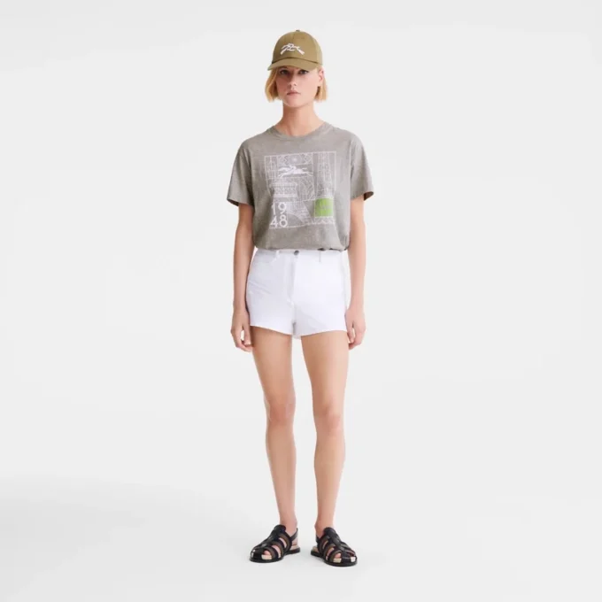Grey – Printed jersey T-shirt