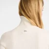 High collar fitted jumper