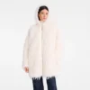 Ivory – Faux fur Coat