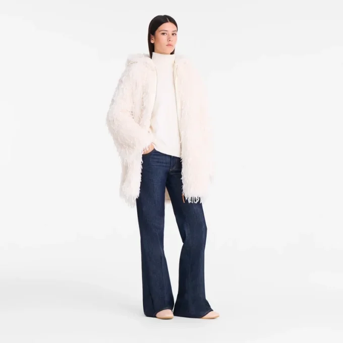 Ivory – Faux fur Coat