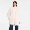 Ivory – Faux fur Coat