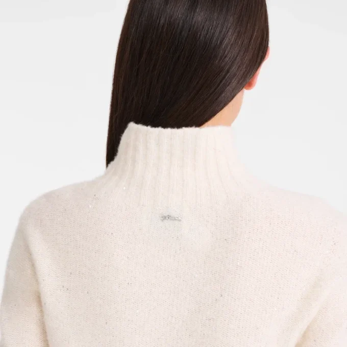 Ivory – Knit High neck sweater