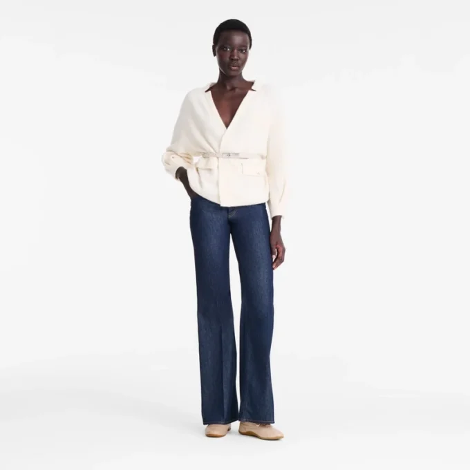Ivory – Knit Kimono jacket Ivory – Knit Kimono jacket