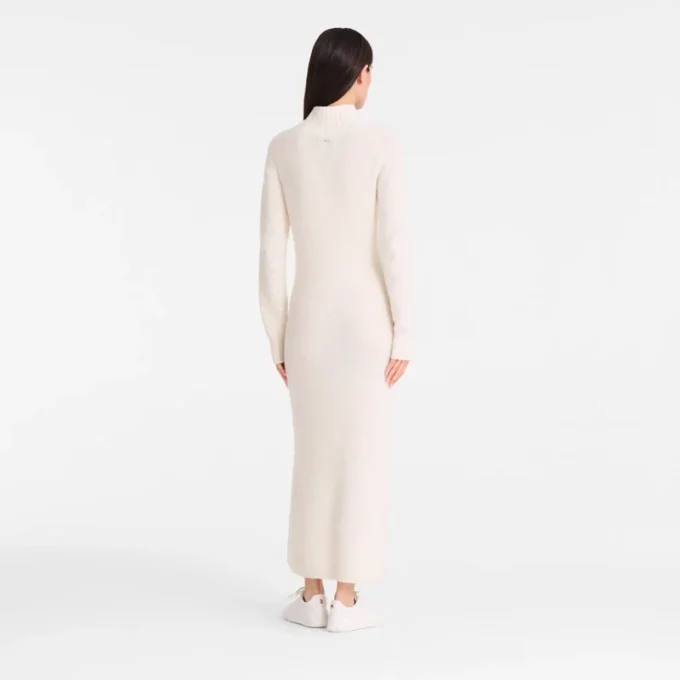 Ivory – Knit Long dress