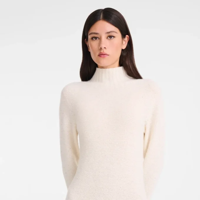 Ivory – Knit Long dress