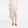 Ivory – Sequin Midi skirt