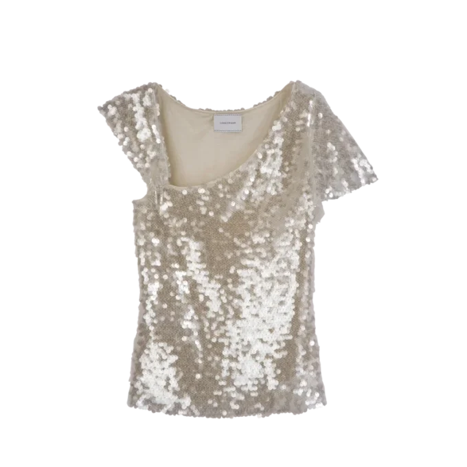 Ivory – Sequin Top