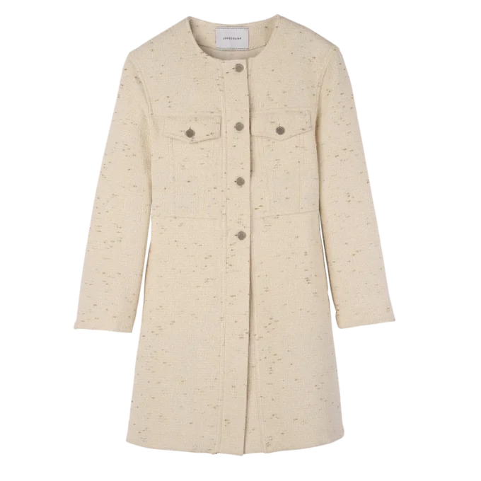 Ivory – Tweed Coat Ivory – Tweed Coat