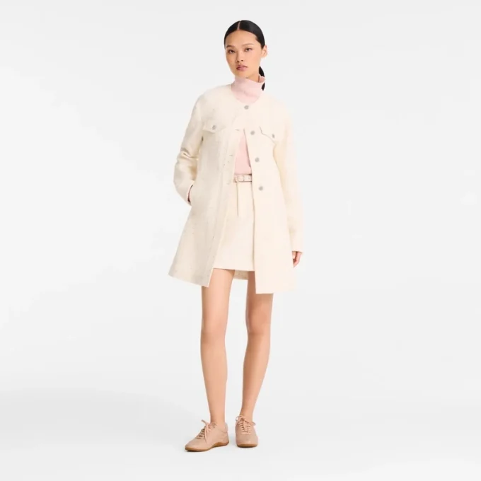 Ivory – Tweed Coat Ivory – Tweed Coat