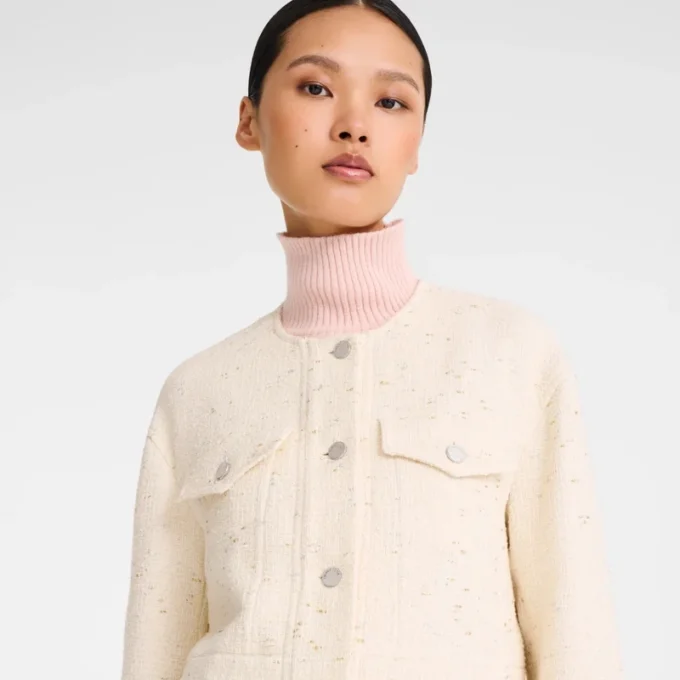 Ivory – Tweed Coat Ivory – Tweed Coat