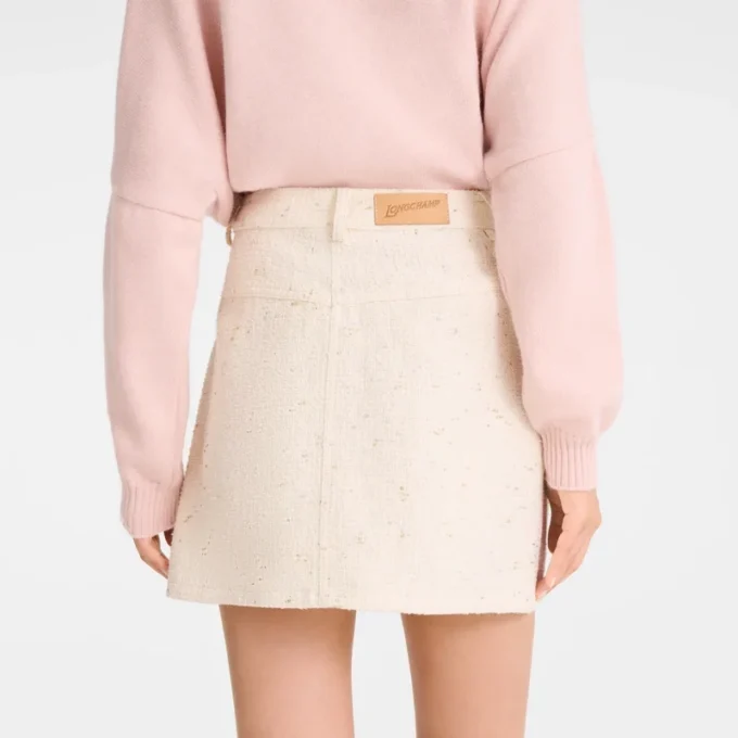Ivory – Tweed Skirt