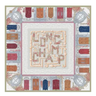 Jardin Parisien Silk scarf 90 Jardin Parisien Silk scarf 90