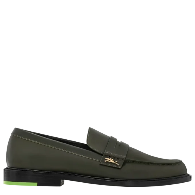 Khaki – Leather Au Sultan Loafer