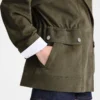 Khaki – Leather Safari jacket