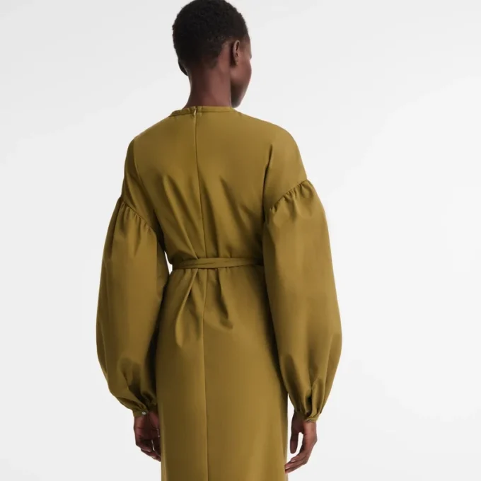 Khaki – Popelin Dress