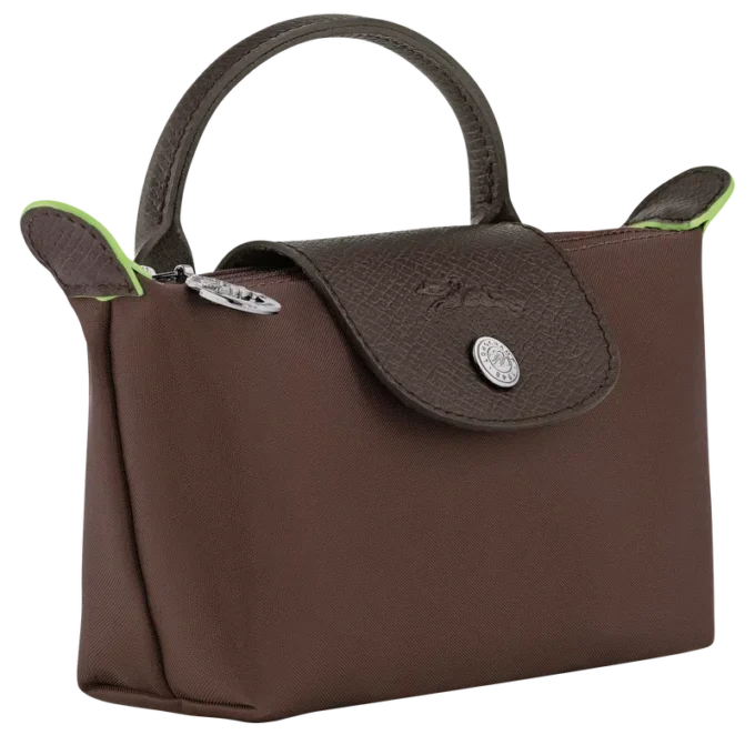 Le Pliage Green Pouch with handle