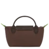 Le Pliage Green Pouch with handle